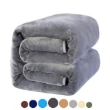 MEROUS Soft Queen Size Fleece Bed Summer Blanket - $28 MSRP