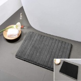 Duck River Textiles - Home Decorator Memory Foam Mat - 20 X 30 Inch, Grey-Black - $31.21 MSRP