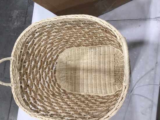 Wicker Basket with Handles. $35 MSRP