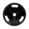 CAP Barbell Black Olympic Rubber Grip Weight Plates, Single, 35 Pound - $52.15 MSRP