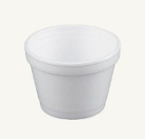 Dart 4J6, 4-Ounce Customizable White Foam Cold And Hot Food Container,$ 9 MSRP