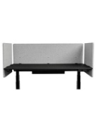 ReFocus Acoustic Rear Mount Desk Dividers | Desk Privacy Panel