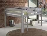 Concord T1304 Junior Loft Bed Twin Grey