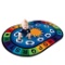 USTIDE Colorful Alphabet Educational Kids Rug on Blue 5'x7? Oval - $72.99 MSRP