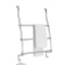 InterDesign Classico Over the Door Towel Rack with Hooks for Bathroom - $19.39 MSRP