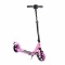 Playshion Folding Big Wheels Kick Scooter for Adults pink scooter