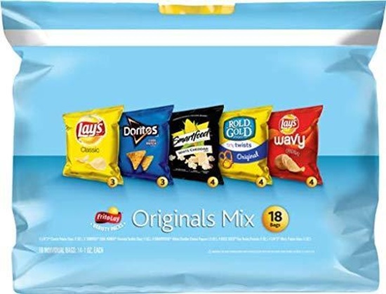 Frito-Lay Original Mix Variety Pack, 18 Count $5.98 MSRP