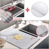 1.) EMBATHER Roll Up Dish Drying Rack $24.99 MSRP, 2.) Blissun Patio Umbrella $41.99 MSRP