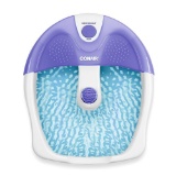 Conair Foot Spa/Pedicure Spa with Soothing Vibration Massage, Purple/White - $29.99 MSRP