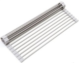 Surpahs Over the Sink Multipurpose Roll-Up Dish Drying Rack $25.00 MSRP