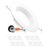 Parmida (12 Pack) 5/6 inch Dimmable LED Retrofit Recessed Downlight - $77.90 ($6.49 / Light) MSRP
