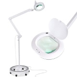 Brightech Lightview Pro XL Magnifying Glass with LED Floor Lamp & Rolling Base - $119.99 MSRP