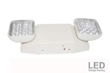 LED Emergency Lighting Fixture, White Housing