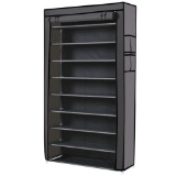 Blissun 10 Tiers Shoe Rack Shoe Storage Organizer Cabinet Tower w/Non-Woven Fabric Cover $32.99 MSRP