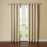 Rajlinen 2 Panel Curtain 100% Cotton 60 Width Wise & 84 Inch Length Wise Ivory $39.99 MSRP