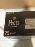 Keurig Peets Coffee 75 K-Cup Pods $40.99 MSRP