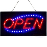 Lighted Sign Open with Static and Flashing Modes $25.99 MSRP