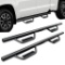 Running Boards, Wide Tubing Trucks Textured Black