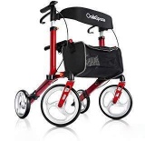 OasisSpace Aluminum Rollator Walker, With 10'' Wheels And Seat Compact Folding Design $172.99 MSRP