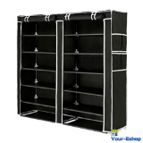 Blissun 7 Tiers Shoe Rack Storage Organizer Cabinet Tower with Non-woven Fabric -$41.56 MSRP