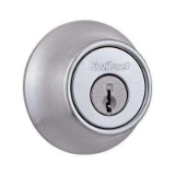 Kwikset Series Satin Chrome Double Cylinder Deadbolt, $20 MSRP