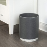 Allure Home Creations Marcello Stone Small Trash Can Wastebasket-Garbage Container Bin - $35.99 MSRP