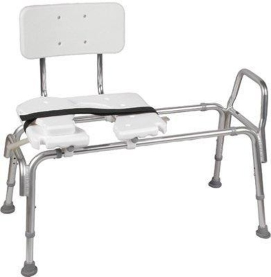 Heavy Duty Sliding Transfer Bench-400lbs Capacity