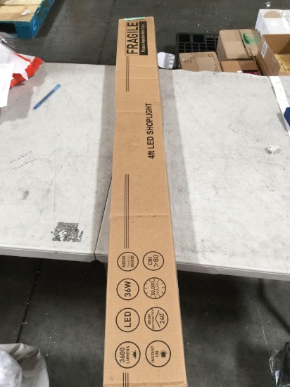D Shop Light Fixture 4ft LED Shop Light