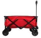 Patio Watcher Collapsible Folding Wagon Utility Wagon Cart Outdoor Red, MSRP $119.00