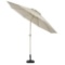 Hampton Bay Statesville 9 ft. Aluminum Crank and Tilt Round Patio Umbrella in Dove - $146.85 MSRP