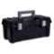 Husky 26 in. Plastic Tool Box with Metal Latches in Black - $14.97 MSRP