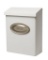 Gibraltar Mailboxes Designer Locking Medium Capacity Galvanized Steel White $28.56 MSRP