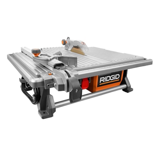 Ridgid 7 Inches Table Top Wet Tile Saw $189.95 MSRP
