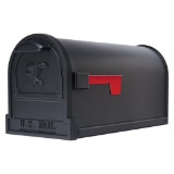Gibraltar Mailboxes Arlington Large Capacity Galvanized Steel Textured Black, AR15B000 $48.99 MSRP