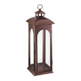 Hampton Bay 30 in. Metal Lantern in Copper - $59.98 MSRP