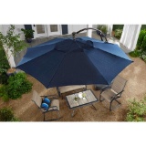 Hampton Bay 11 ft. LED Round Offset Patio Umbrella - $399.00 MSRP
