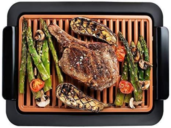 GOTHAM STEEL Smokeless Electric Grill, Portable and Nonstick As Seen On TV (Original) - $39.99 MSRP