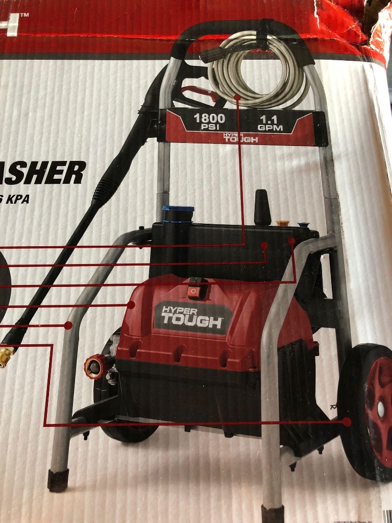 Hyper Tough 1800 PSI Electric Pressure 