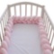 Soft Knot Pillow Decorative Baby Bedding Sheets Braided Crib Bumper Knot Pillow Cushion