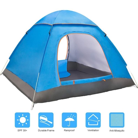 Amagoing 2-3 Person Tents for Camping Automatic Pop Up Waterproof Tent with Carry Bag $40.99 MSRP