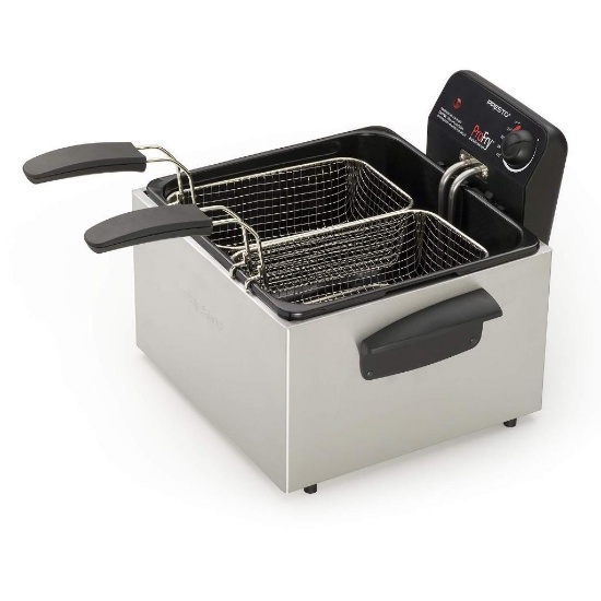 Presto 05466 Stainless Steel Dual Basket ProFry Immersion Element Deep Fryer $65.61 MSRP