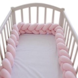 Soft Knot Pillow Decorative Baby Bedding Sheets Braided Crib Bumper Knot Pillow Cushion
