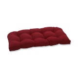Pillow Perfect Indoor/Outdoor Red Solid Wicker Loveseat Cushion $42.99 MSRP