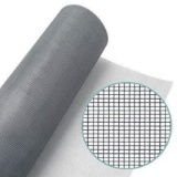 Pacific Mesh Window/Door/Patio Screen Mesh Roll 48 in Wide x 100ft Long,Grey