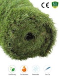 GOLDEN MOON Outdoor Turf Rug Premium Artificial Grass Mat Green (3'x5'= 15 sq ft, 1.7
