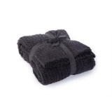 Barefoot Dreams CozyChic Ribbed Throw Blanket - Carbon 54