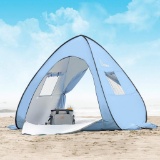 WolfWise UPF 50+ Easy Pop Up Beach Tent Sun Shelter $39.99 MSRP