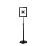 Floor Sign Stand Adjustable Pedestal Sign Holder 8.5X11 Inches with Heavy Round Base $31.99 MSRP