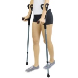 Vive Forearm Crutches (Pair) - Lightweight Arm Cuff Crutch - Adjustable, Ergonomic - $49.99 MSRP