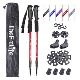 TheFitLife Nordic Walking Trekking Poles - 2 Pack with Antishock and Quick Lock System $20.38 MSRP